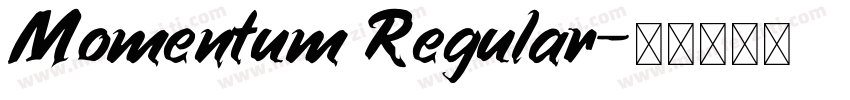 Momentum Regular字体转换